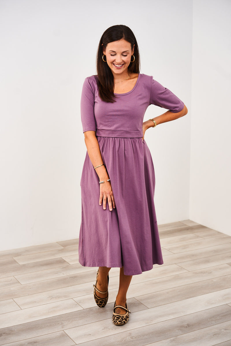 Latched Mama Classic Cotton Nursing Dress