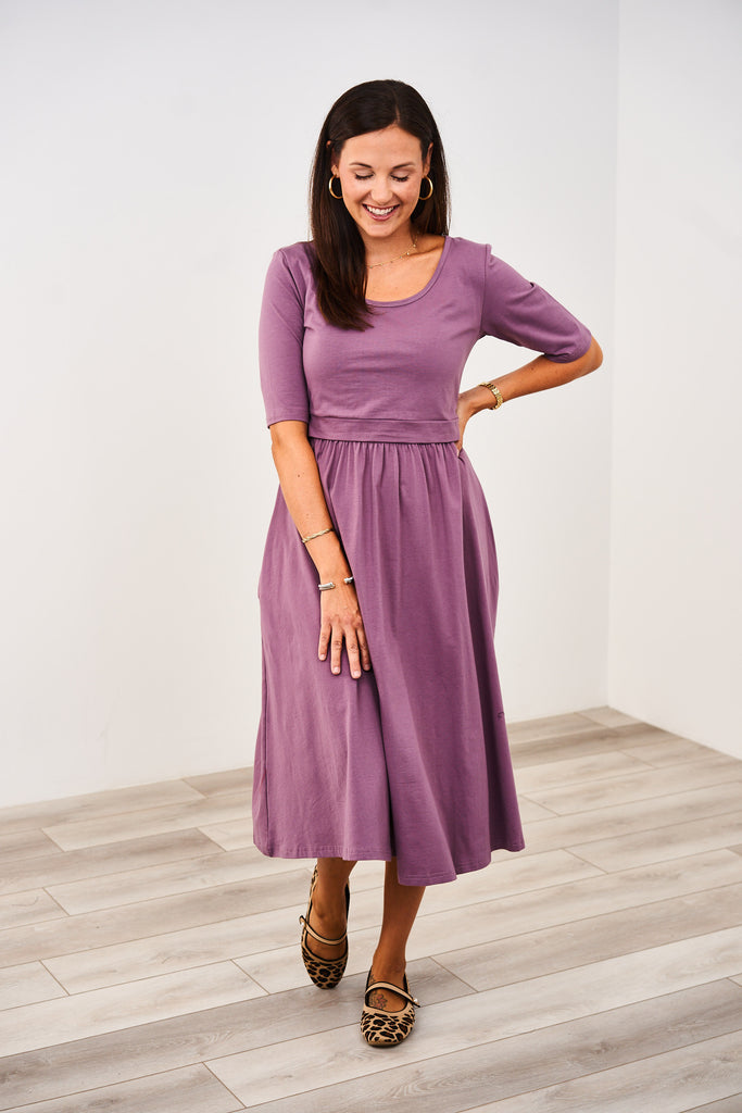 Latched Mama Classic Cotton Nursing Dress