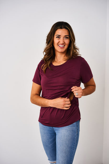 Latched Mama Classic Crewneck Nursing Tee