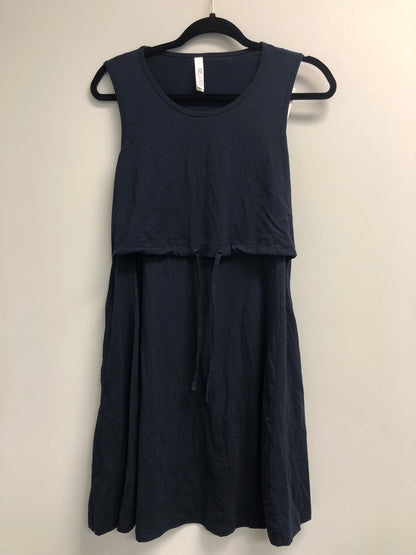 Outlet 6972 - Latched Mama Drawstring Tank Dress 2.0 - Navy - Small