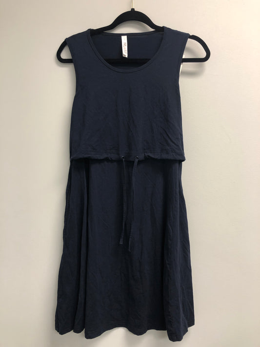 Outlet 6972 - Latched Mama Drawstring Tank Dress 2.0 - Navy - Small