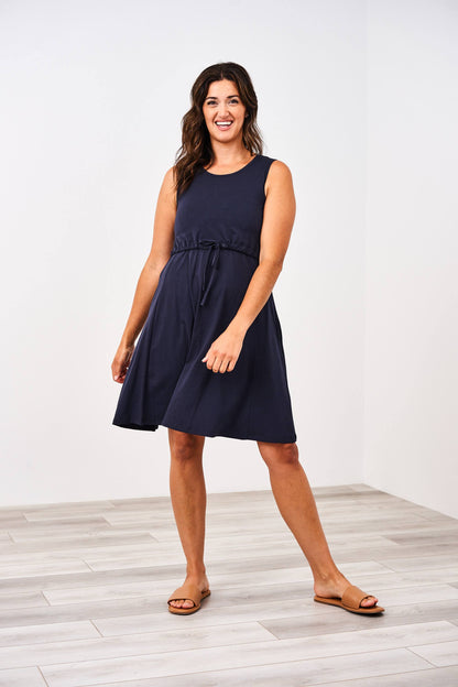 Latched Mama Drawstring Tank Dress 2.0