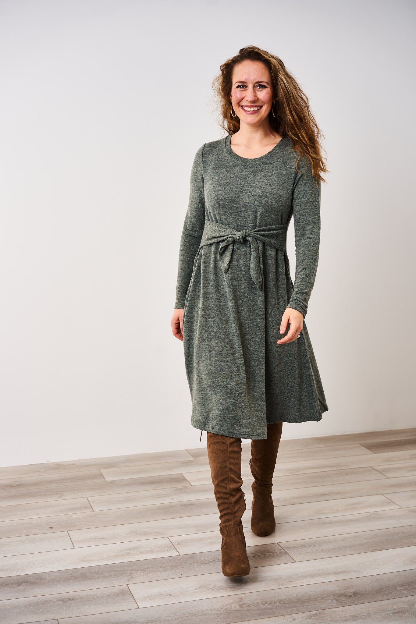 Latched Mama Sweater Nursing Dress