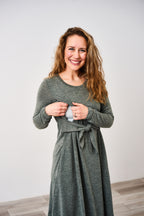 Latched Mama Sweater Nursing Dress