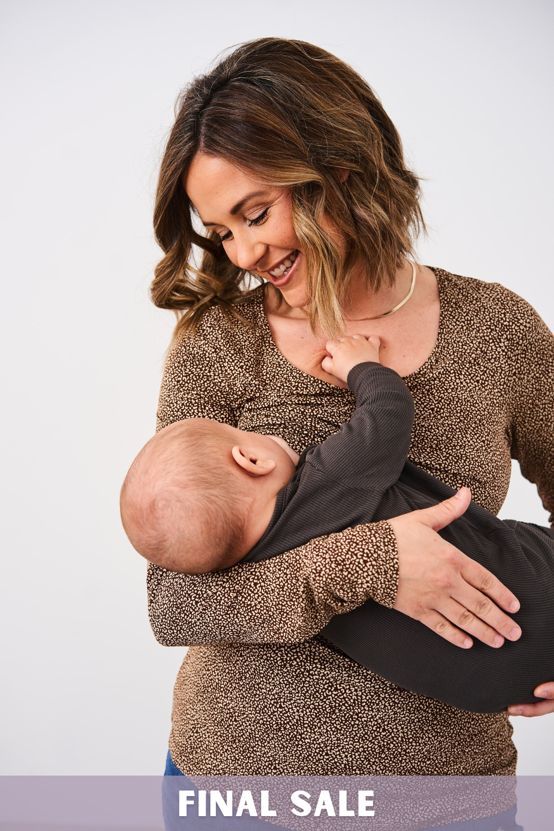 Latched Mama Essential Long Sleeve Nursing Top - Final Sale