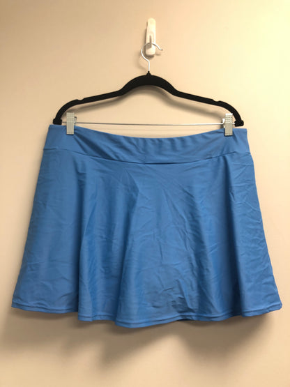 Outlet 7119 - Latched Mama Sporty Swim Skirt with Boy Shorts - Final Sale - Surf Blue - 2X