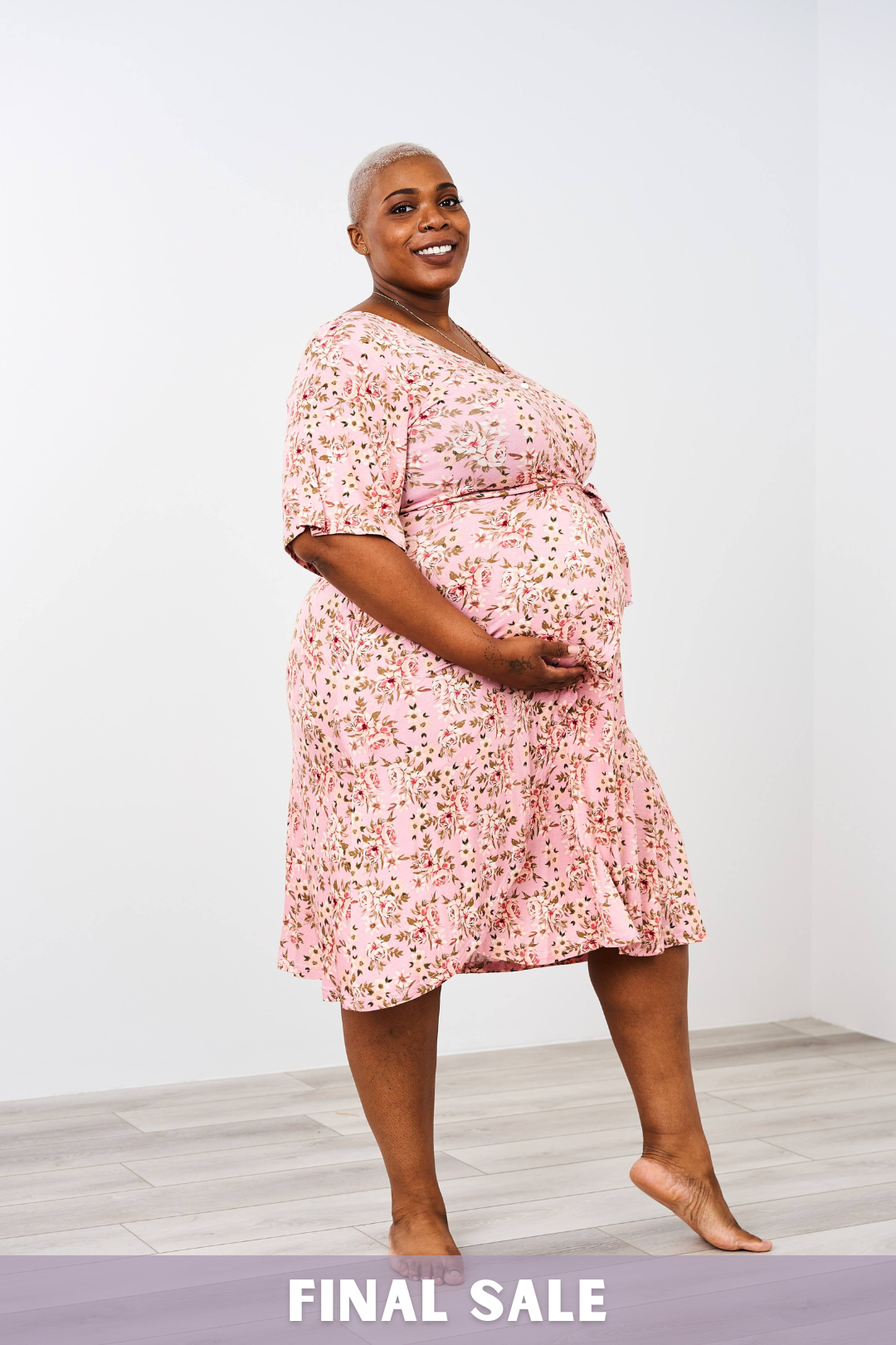 Latched Mama Labor & Postpartum Wrap Dress - Final Sale