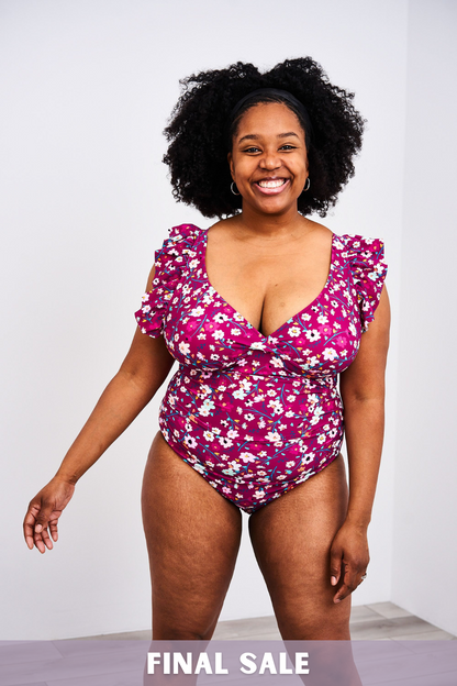 Latched Mama Lace Up Nursing Swim One Piece Final Sale