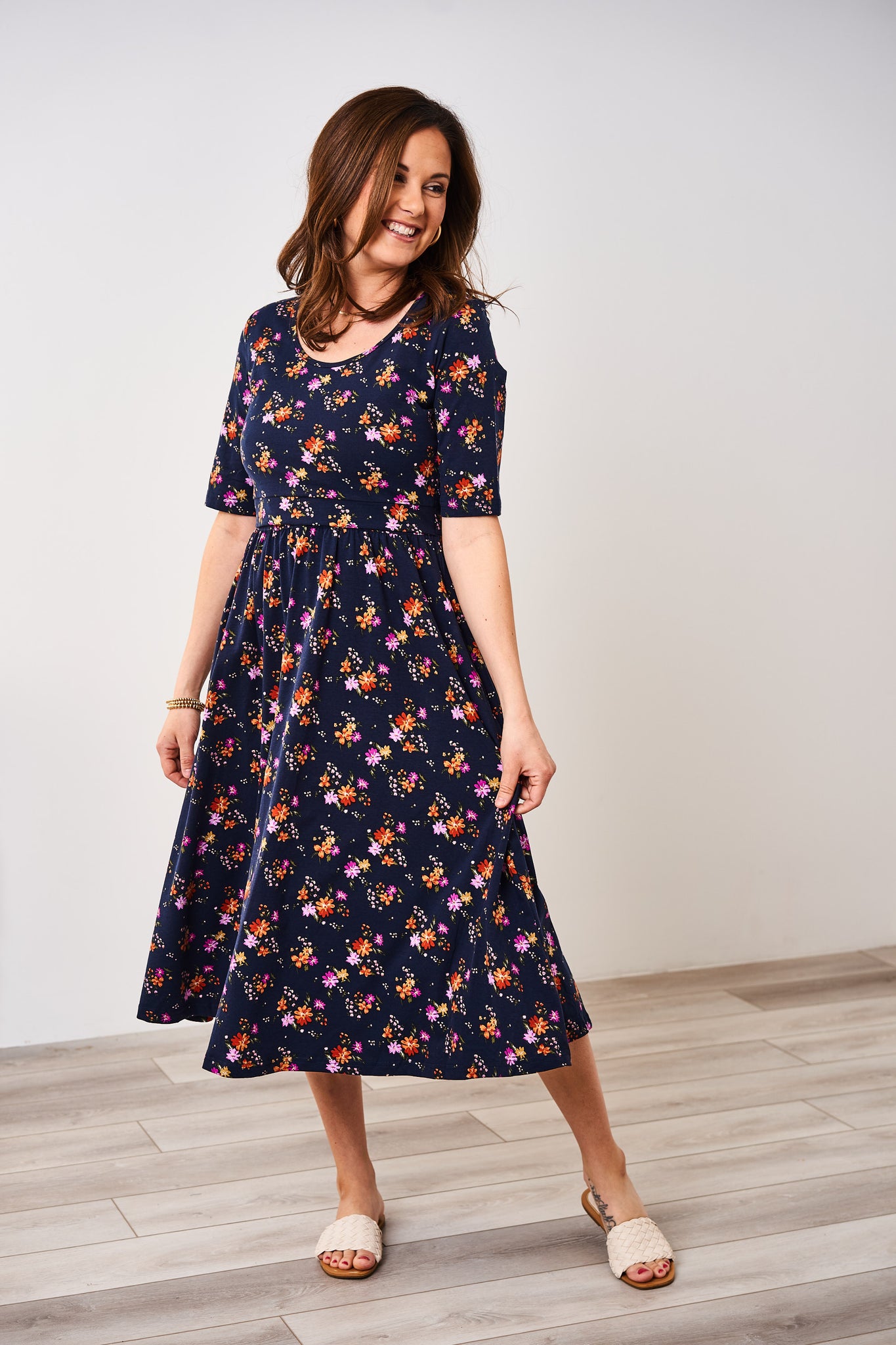 Latched Mama Classic Cotton Nursing Dress