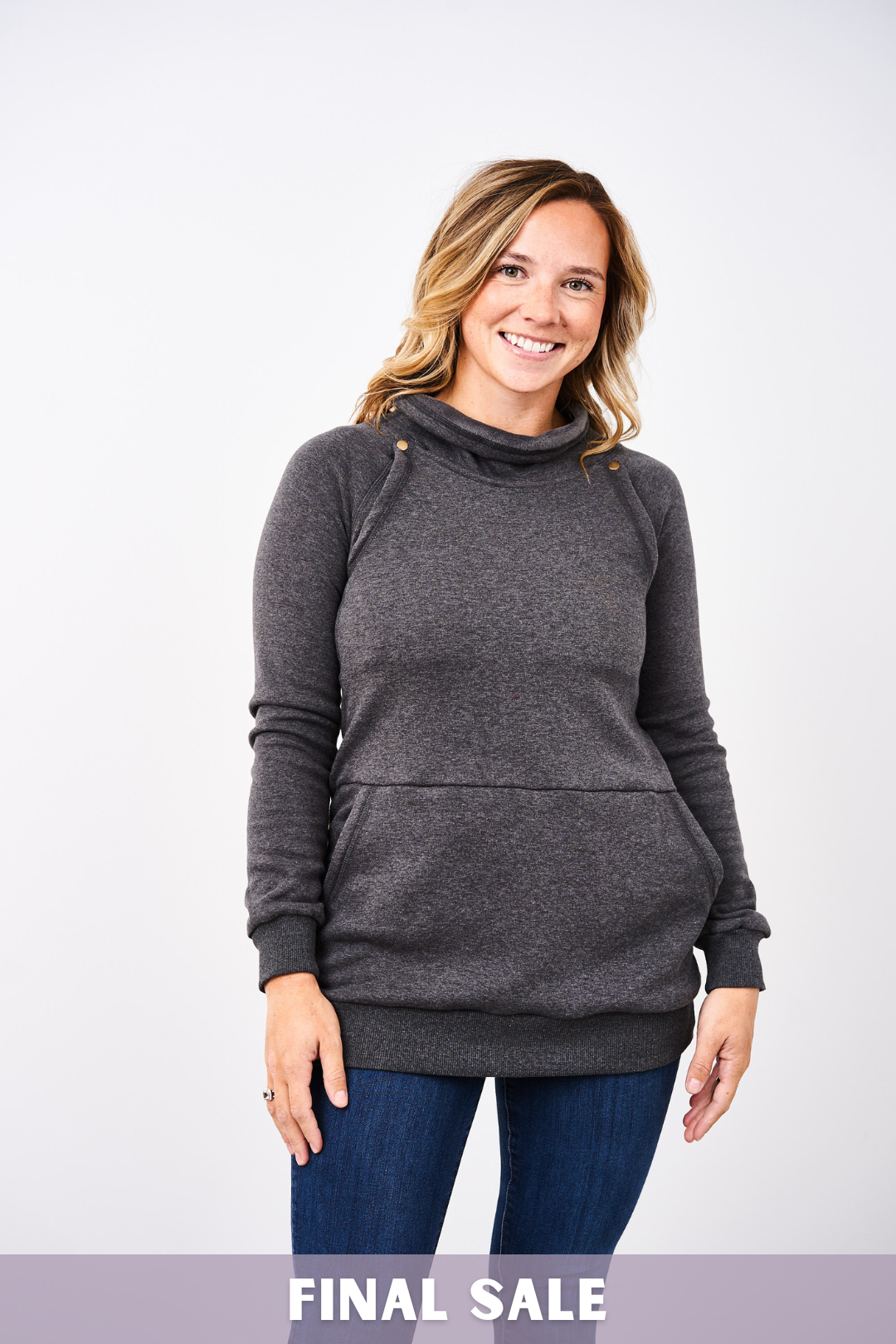 Latched Mama Harbor Snap Nursing Pullover - Final Sale