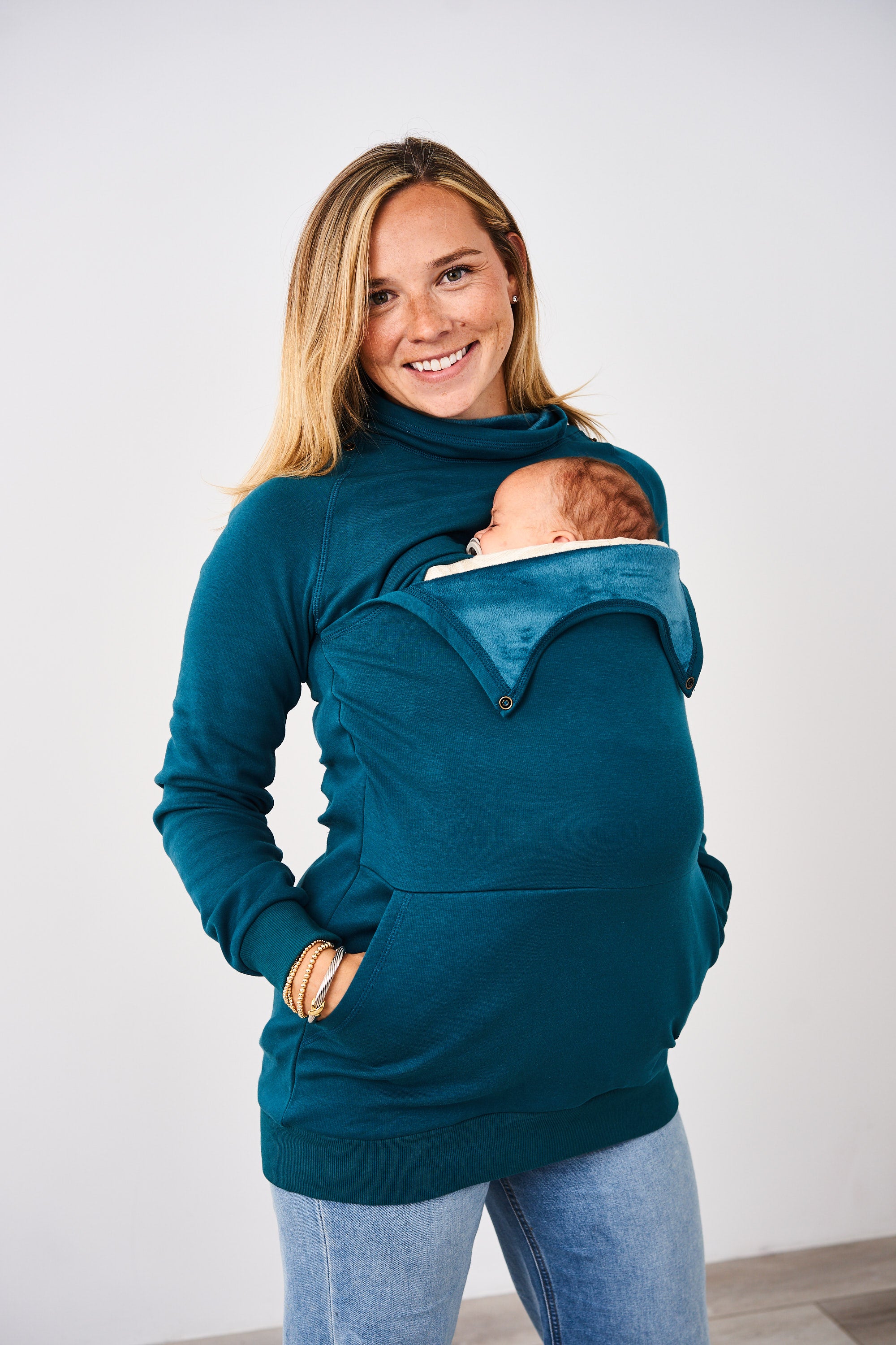 トップス Mamilyn Latched Mama Harbor Snap Nursing Pullover