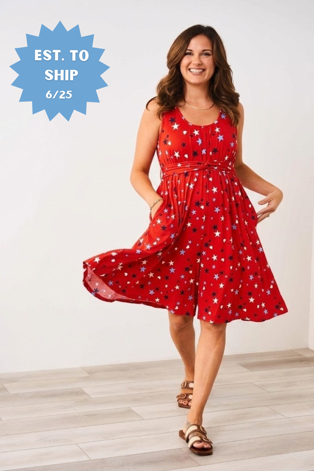 The Momper® Stars & Hearts Nursing Romper