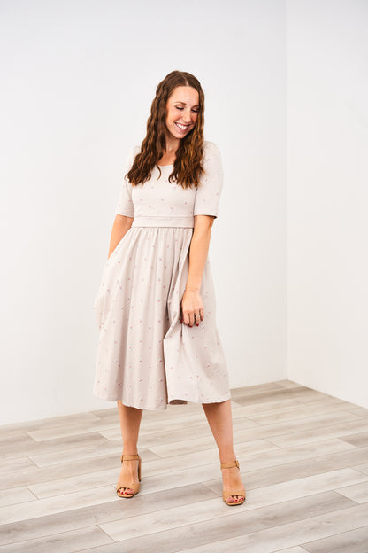 Latched Mama Classic Cotton Nursing Dress