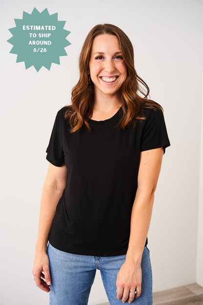 Latched Mama Classic Crewneck Nursing Tee