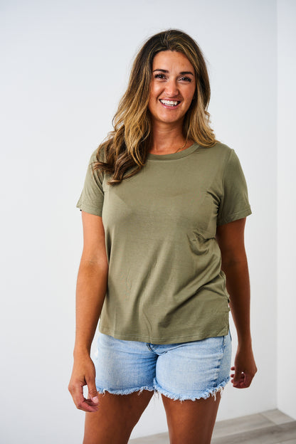 Latched Mama Classic Crewneck Nursing Tee