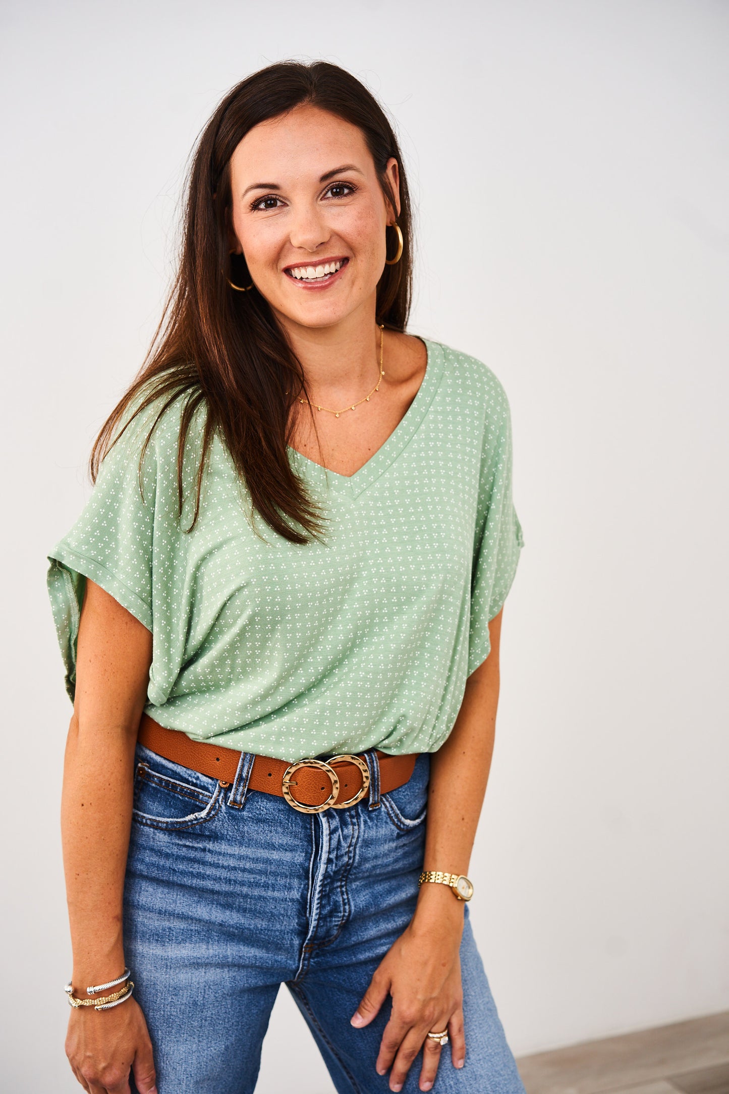 Latched Mama V-Neck Daily Nursing Tee