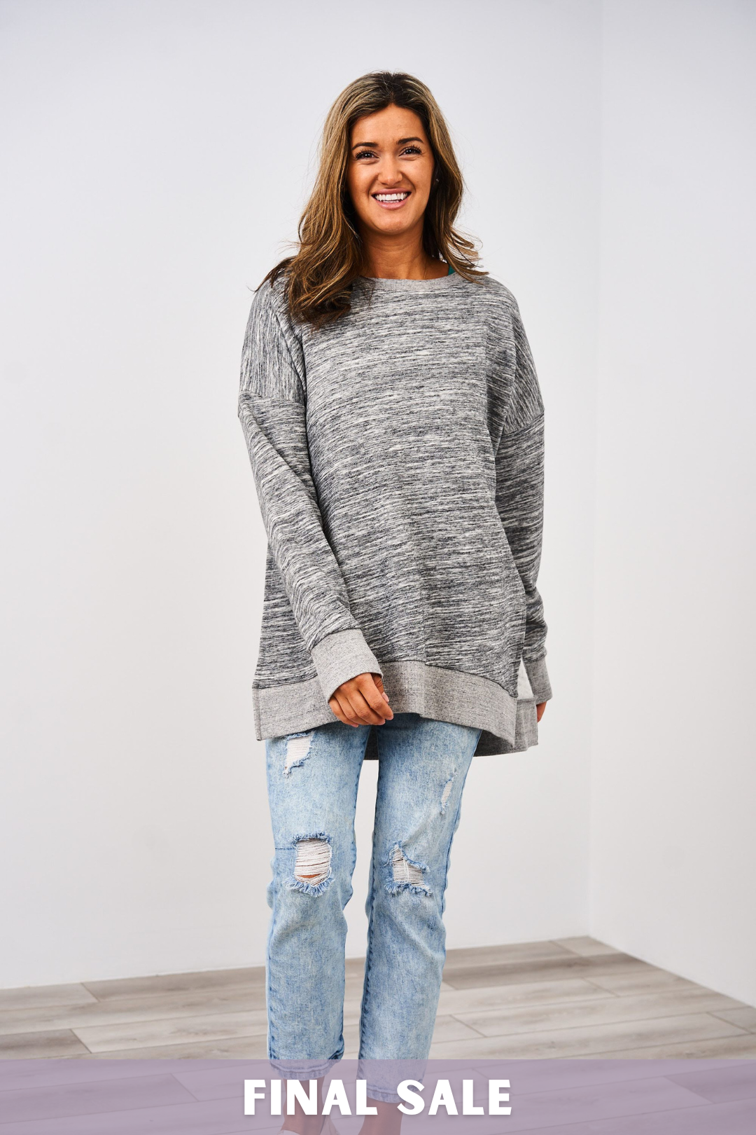 Latched Mama Deluxe Crewneck Nursing Pullover - Final Sale