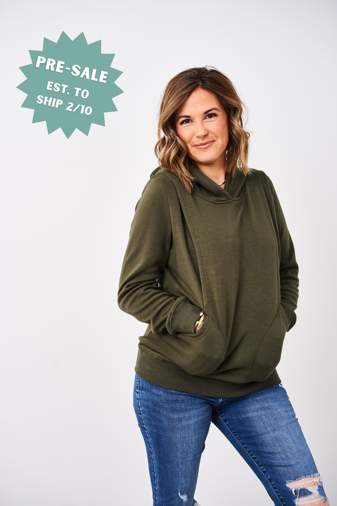 The Latched Mama Heavy Nursing Hoodie