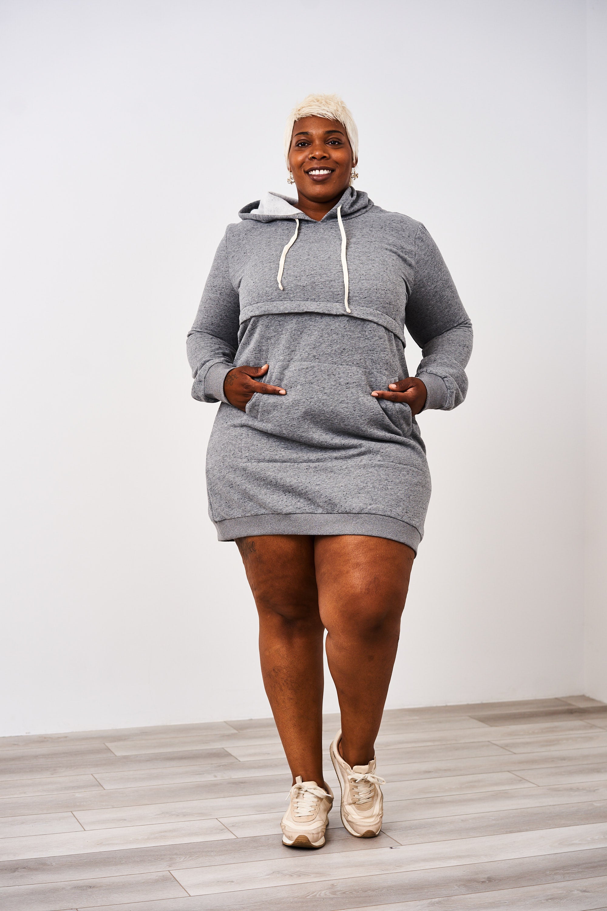 Maternity hoodie dress online