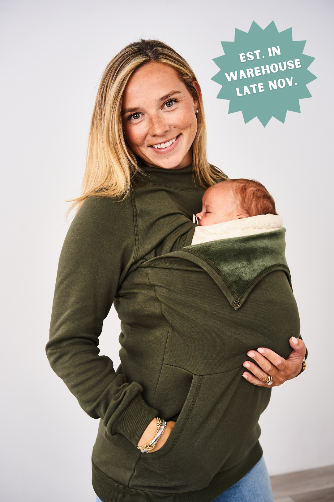 PRE-SALE Latched Mama Harbor Snap Nursing Pullover