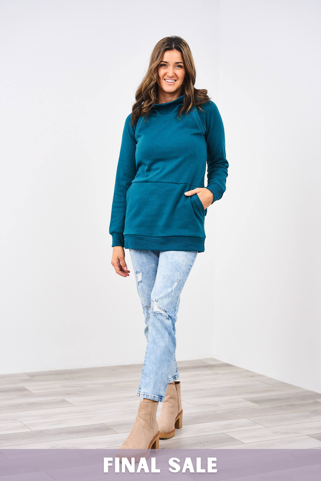 Latched Mama Harbor Snap Nursing Pullover - Final Sale