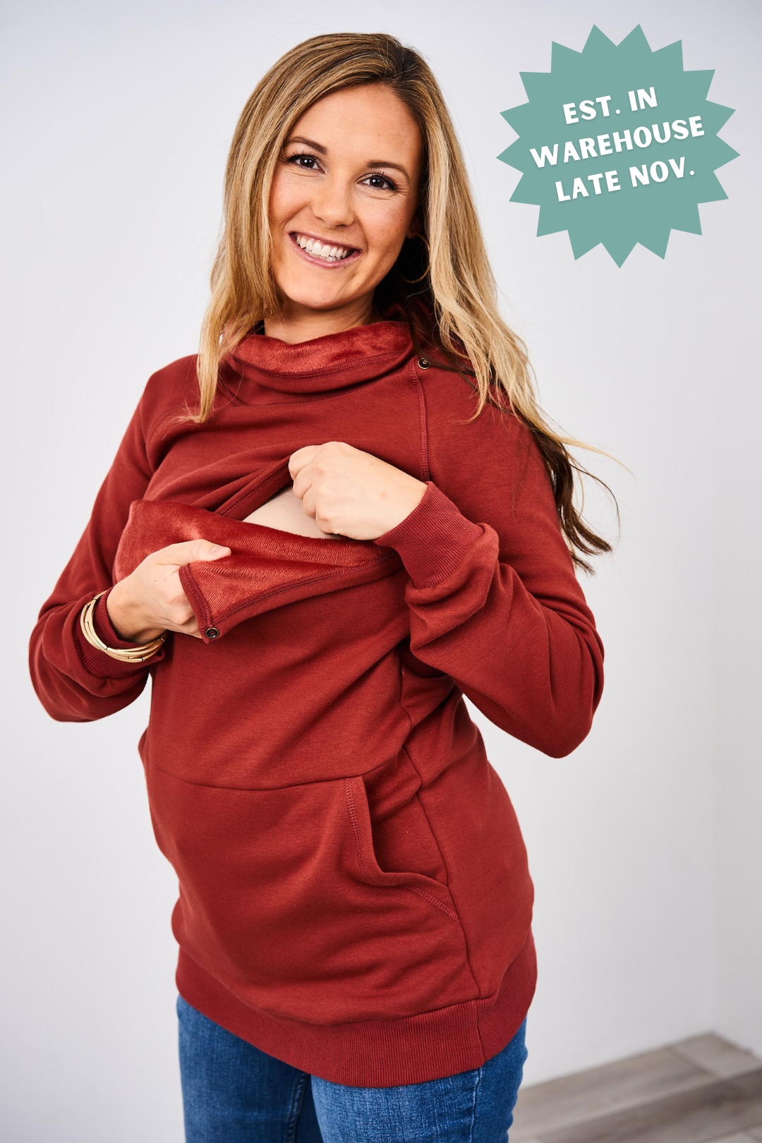 PRE-SALE Latched Mama Harbor Snap Nursing Pullover