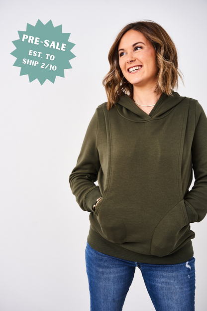 The Latched Mama Heavy Nursing Hoodie