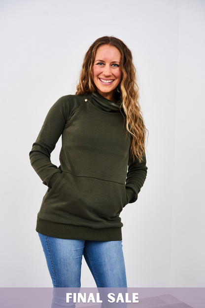 Latched Mama Harbor Snap Nursing Pullover - Final Sale