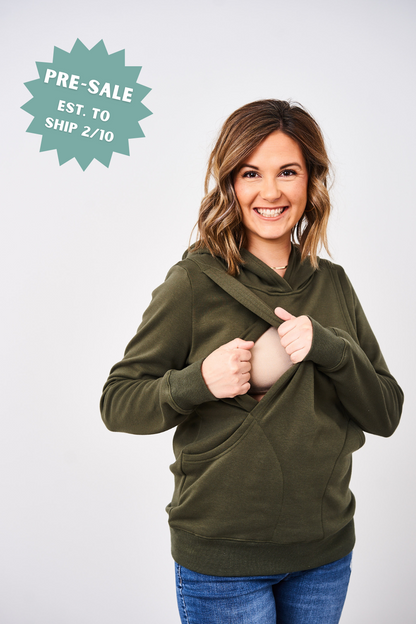 The Latched Mama Heavy Nursing Hoodie