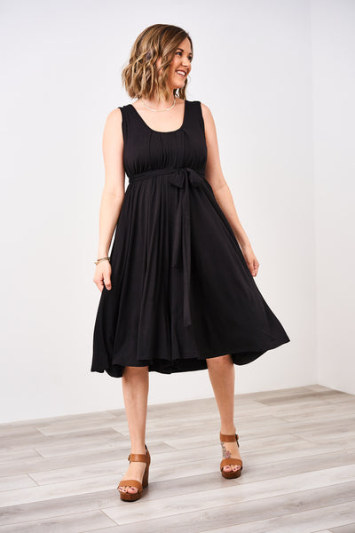 midi romper dress The Momper Nursing Romper, Plus / Black