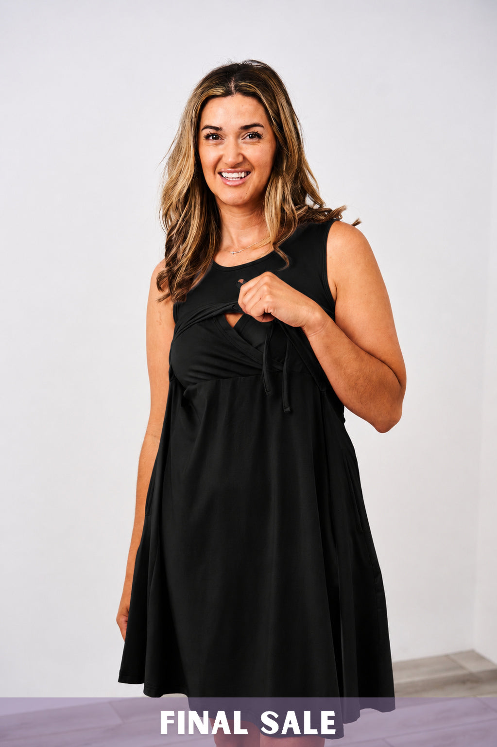 Latched Mama Drawstring Tank Dress 2.0