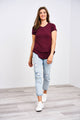 V-Neck Boyfriend Nursing Tee