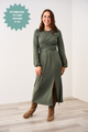 Latched Mama Ribbed Long Sleeve Nursing Wrap Top