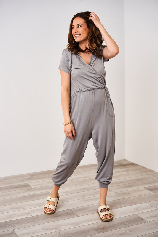 Latched Mama Play All Day Nursing Jumpsuit