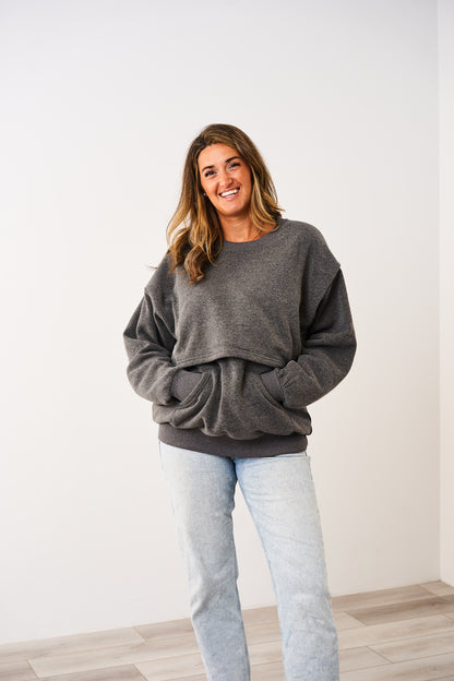 Latched Mama Snuggle-Up Nursing Sweatshirt