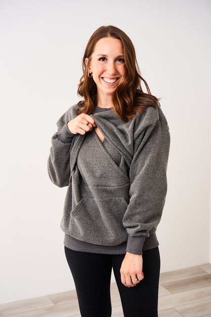 Latched Mama Snuggle-Up Nursing Sweatshirt