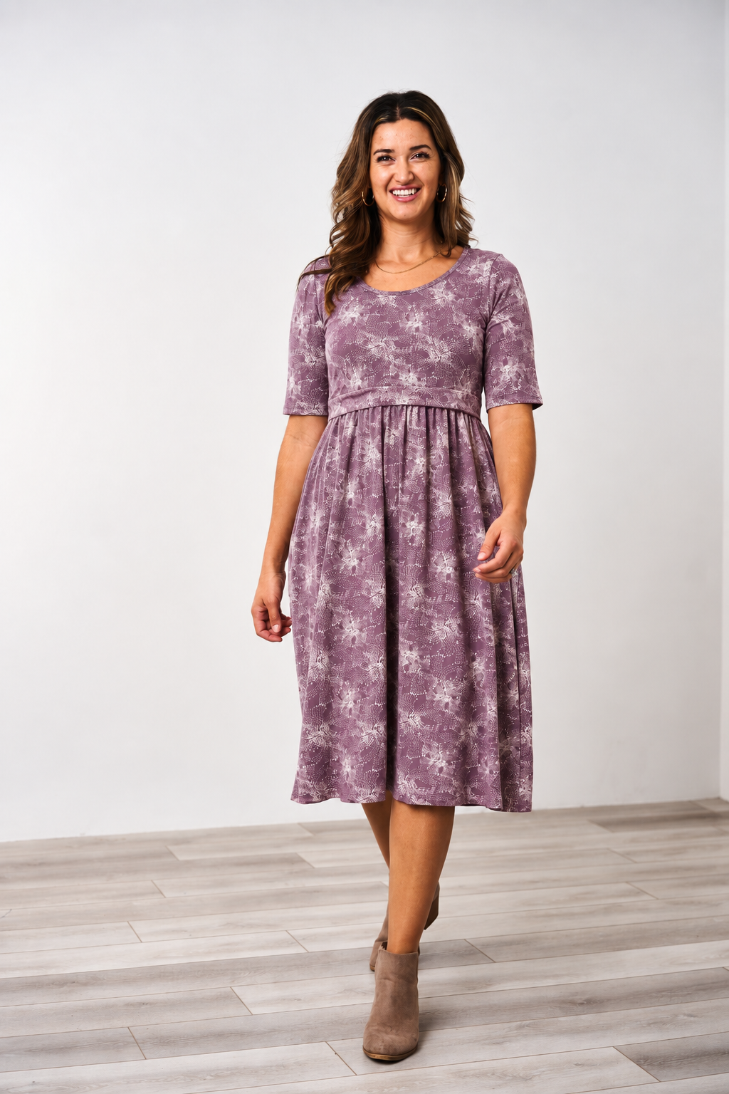 Latched Mama Classic Cotton Nursing Dress