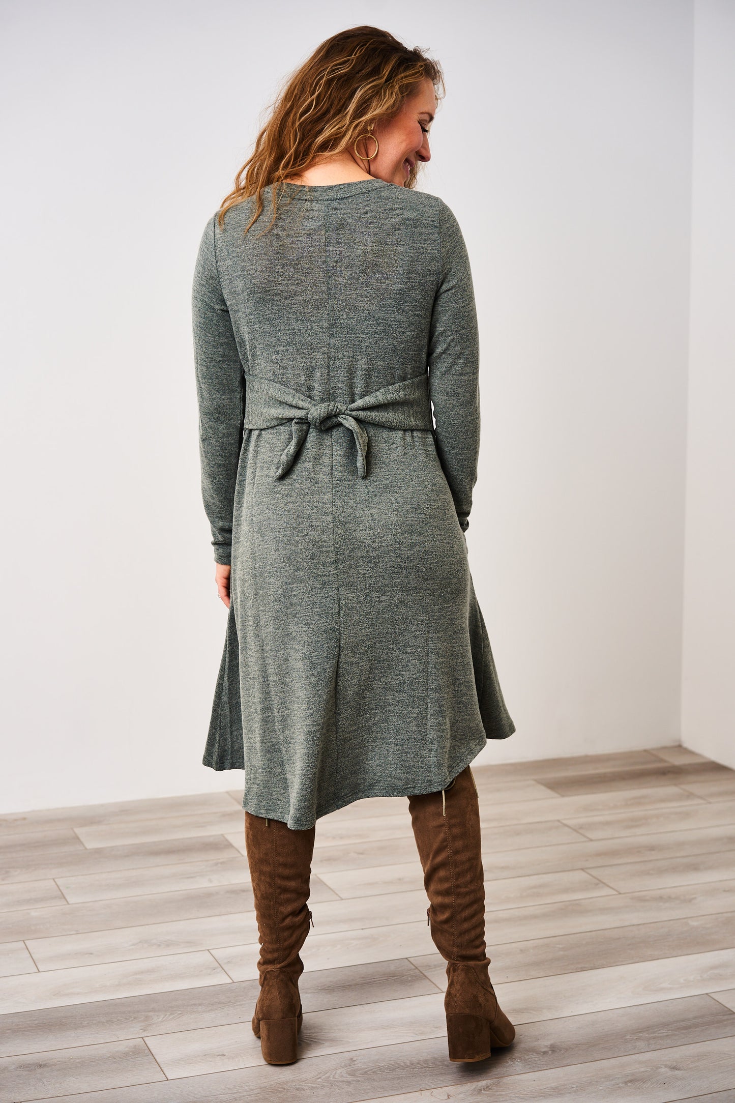 Latched Mama Sweater Nursing Dress