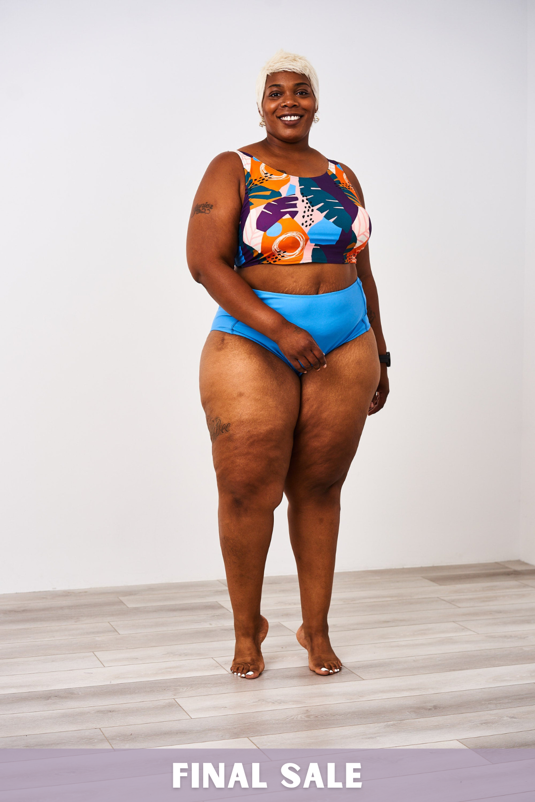 Latched Mama Tie Back Nursing Swim Top Final Sale