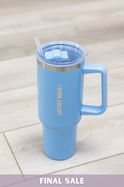 Latched Mama Travel Tumbler With Straw - Final Sale