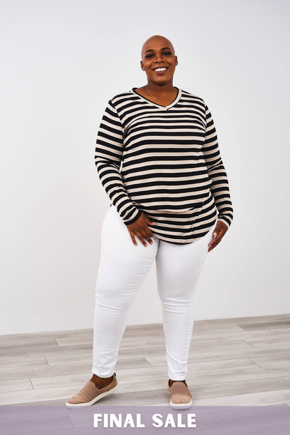 Latched Mama Long Sleeve V-Neck Tee - Final Sale