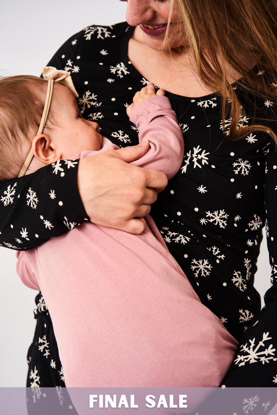 Latched Mama Winter Nights Long Sleeve Nursing Top & Jogger Set - Final Sale