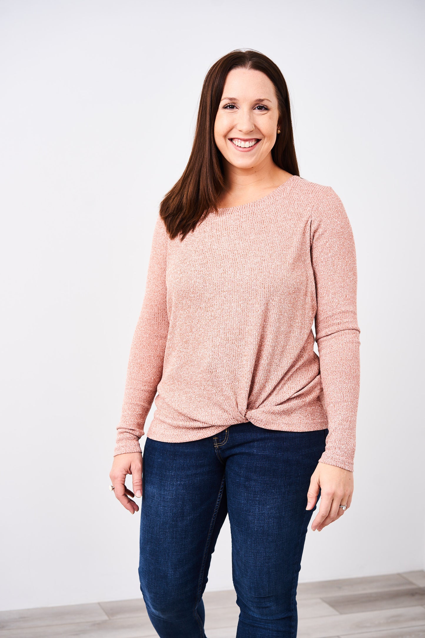 Latched Mama Long Sleeve Twist Front Nursing Top