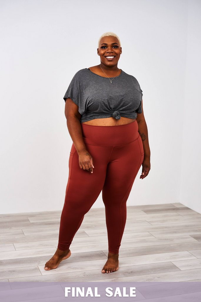 Latched Mama High Waisted Leggings with Side Pocket - Final Sale