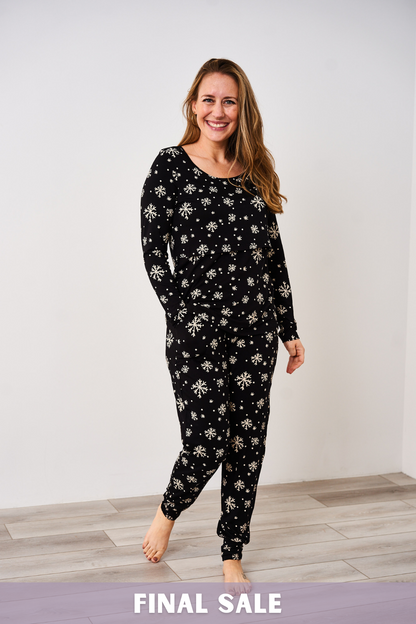 Latched Mama Winter Nights Long Sleeve Nursing Top & Jogger Set - Final Sale