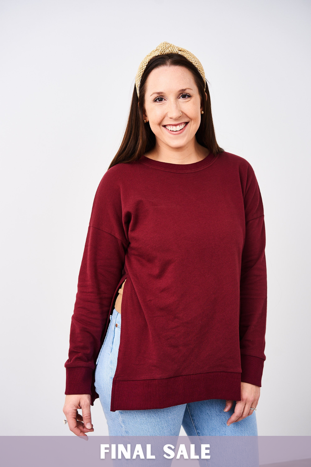 Latched Mama Deluxe Crewneck Nursing Pullover - Final Sale