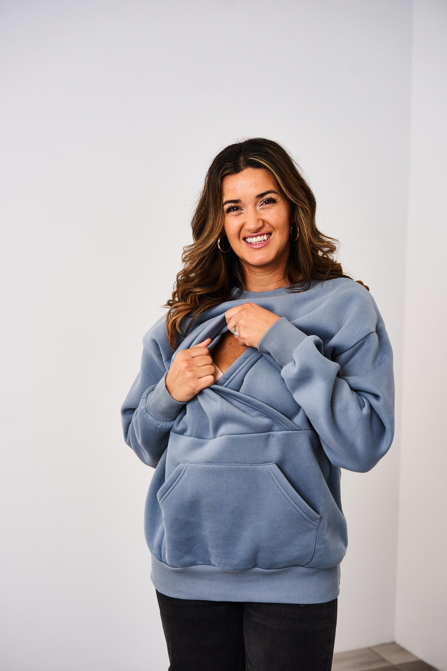 Latched Mama 635 Snuggle-Up Nursing Pullover