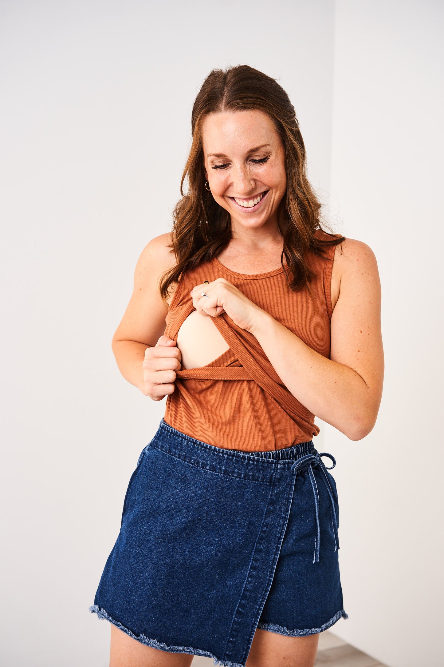 Latched Mama Ribbed Nursing Tank