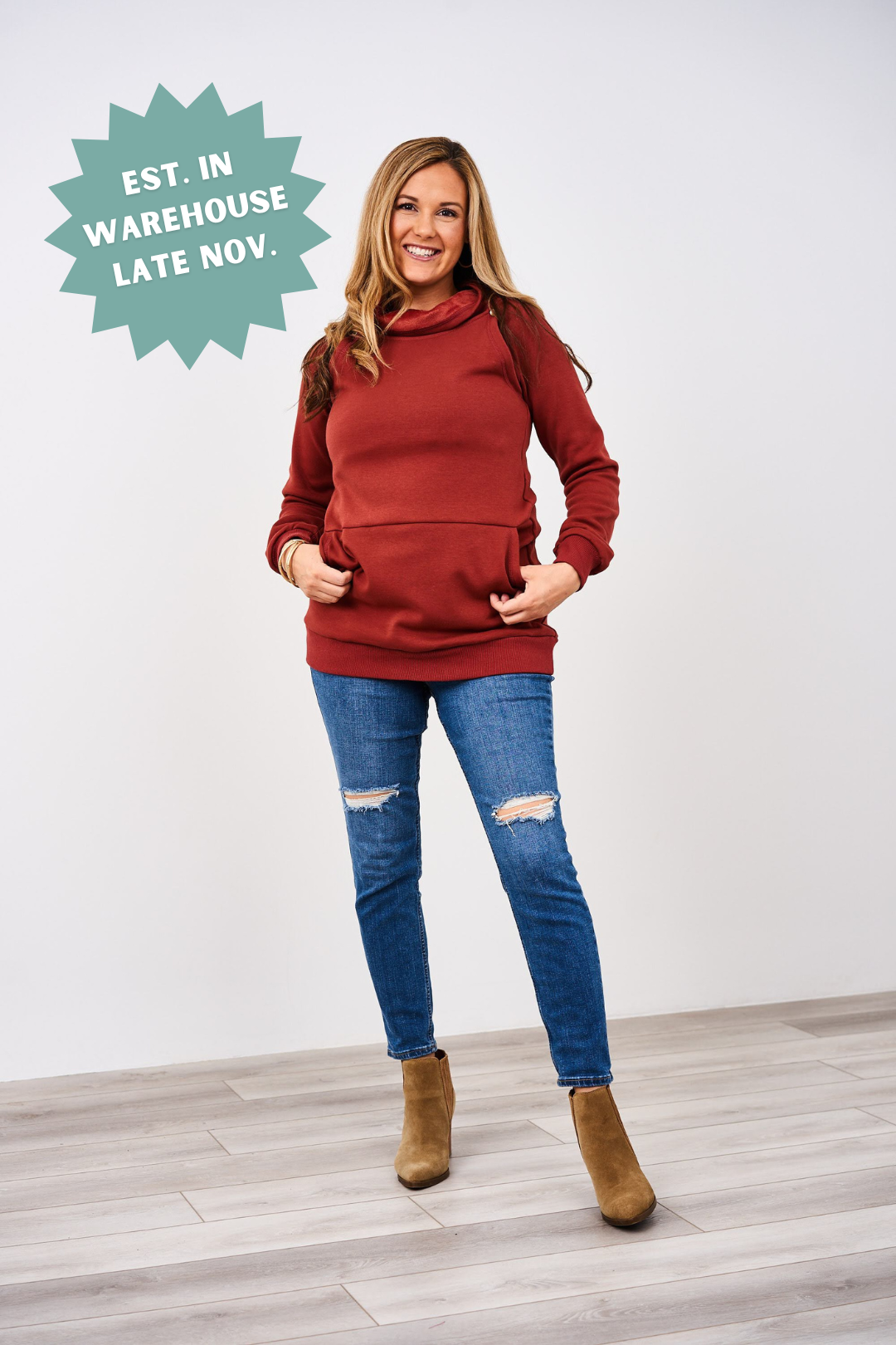 PRE-SALE Latched Mama Harbor Snap Nursing Pullover