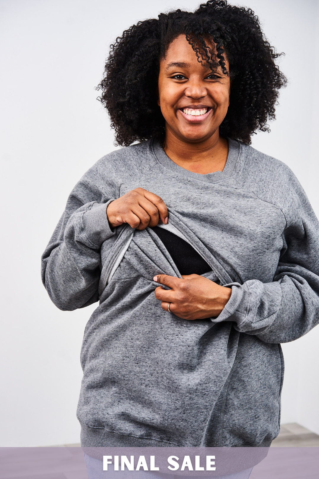 Latched Mama Snuggle Up Nursing Sweatshirt Final Sale